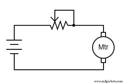 Potentiometer als Rheostat für einfache Motordrehzahlregelung nutzen