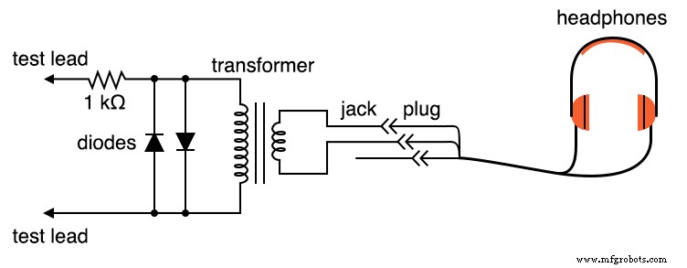 Hochempfindlicher Audio-Detektor für ultraniedrige elektrische Signale