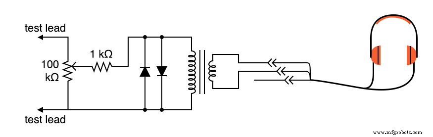Hochempfindlicher Audio-Detektor für ultraniedrige elektrische Signale
