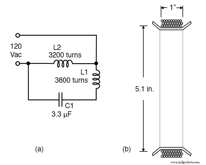 Großformatigen AC-Dauerkondensator-Splitphasen-Asynchronmotor bauen