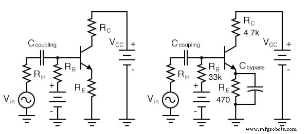 Präzises Transistor-Biasing: Widerstandsberechnung für stabile Verstärkerleistung
