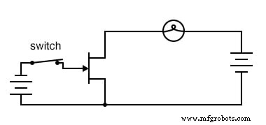 JFET als energiesparender Ein/Aus-Schalter einsetzen