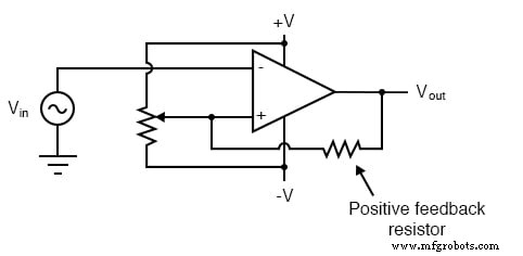 Positive Rückkopplung in Op‑Amp‑Schaltungen: Hysterese, Komparatoren und Oszillatoren