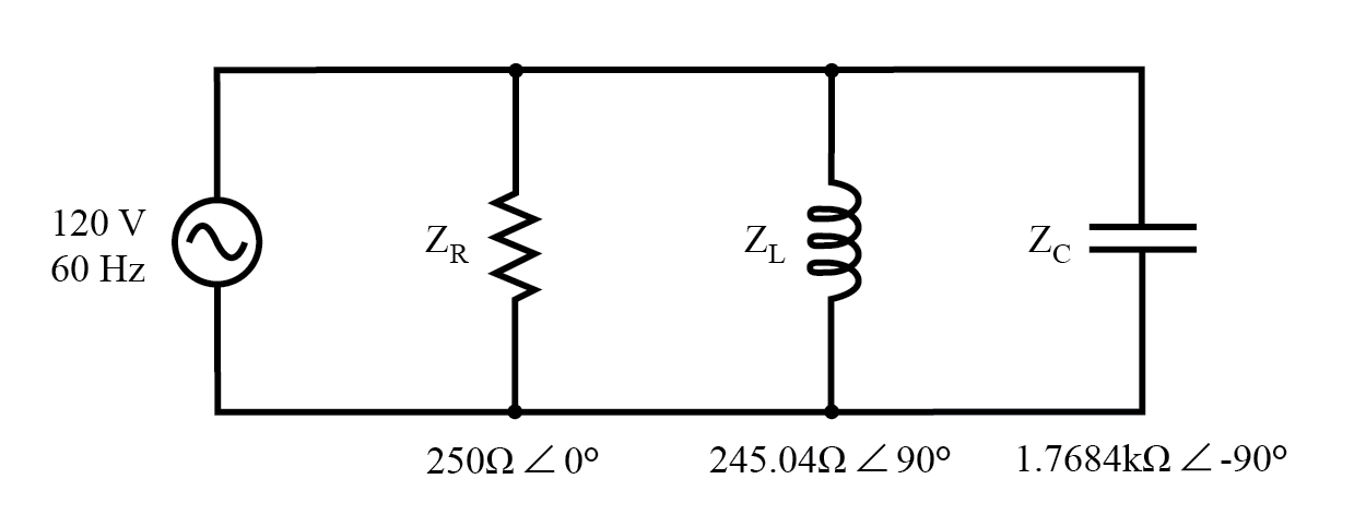 Parallel-R-L-C-Kreis analysieren: Impedanz, Strom und SPICE-Simulation