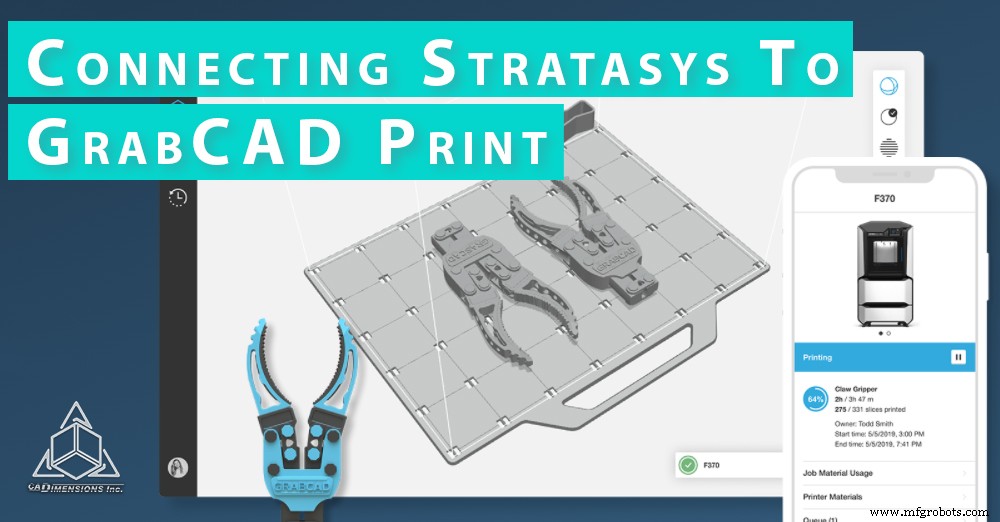GrabCAD Print mit Ihrem Stratasys 3D-Drucker verbinden – Schritt-für-Schritt-Anleitung