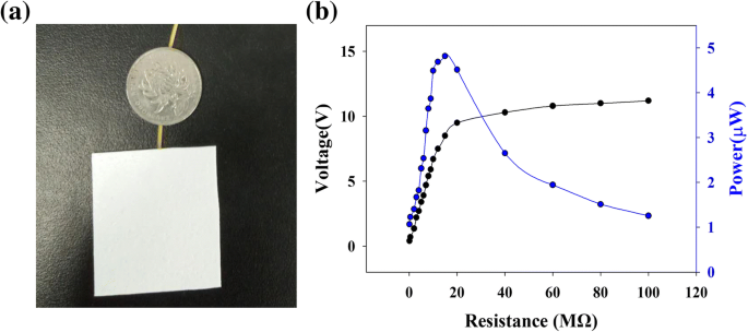 Umweltfreundlicher Stärke-Papier Triboelektrischer Nanogenerator für Echtzeit-Menschsschweiß-Sensing