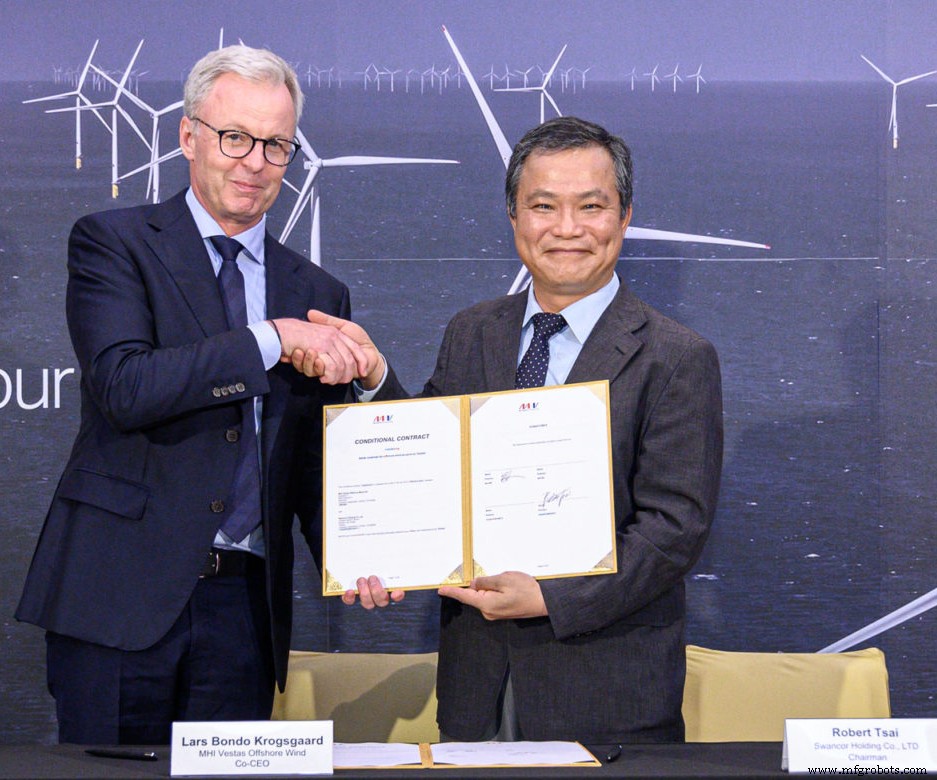 Swancor sichert globales Windblatt-Material-Lieferabkommen mit MHI Vestas in Taiwan