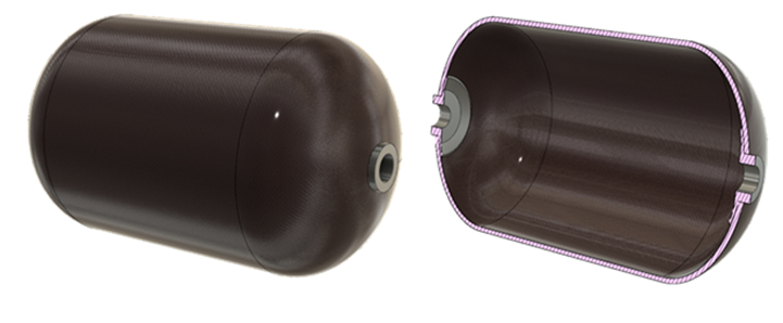NCCs All-Composite Typ-V-Tank setzt neuen Standard für leichte Raumfahrtantriebe