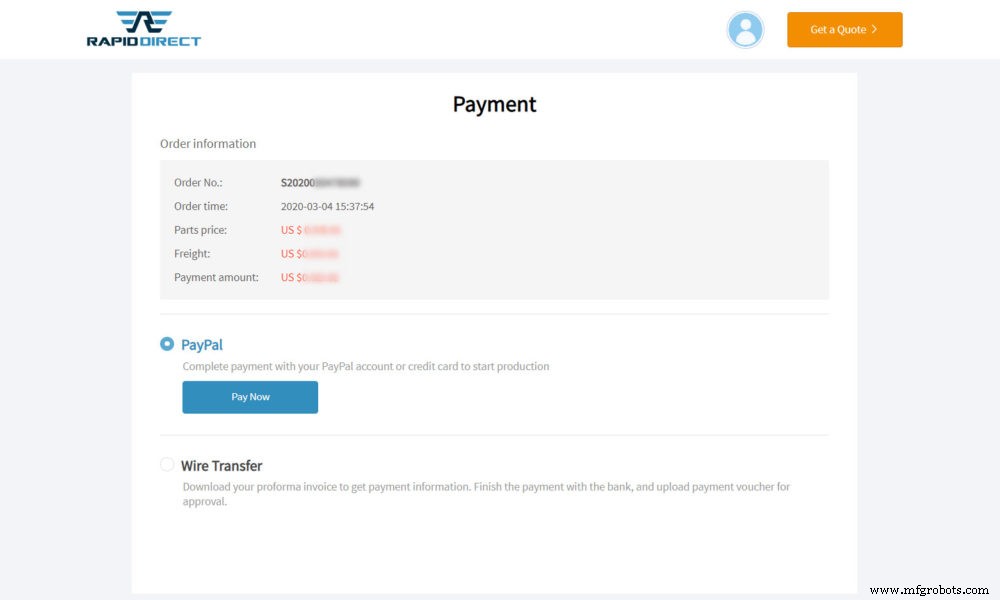 RapidDirect erweitert Online-Zahlungsoptionen – PayPal jetzt akzeptiert