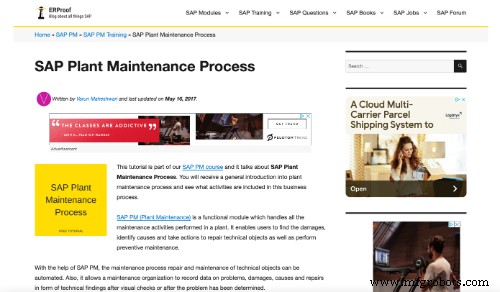 SAP Plant Maintenance meistern: 25 Experten-Tutorials & Trainingsressourcen