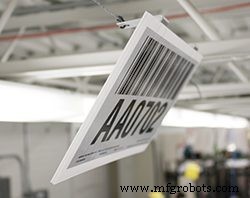 Asset-Tracking verbessern: Camcodes neues hängendes retro-reflektierendes Lagerschild für überlegene Scanbarkeit