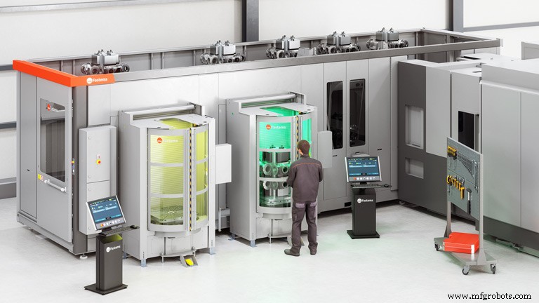 Fastems präsentiert fortschrittliches FPC 8: Next-Gen Flexibles Palettensystem für nahtlose CNC-Fräsen-Automatisierung