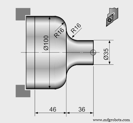 G02/G03 Kreisinterpolation in CNC meistern: Schritt-für-Schritt-Beispiel