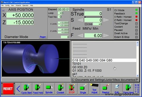Mach3 Dreh-G-Code Referenzhandbuch