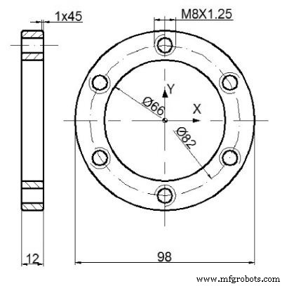 Fanuc G15 & G16: Polarkoordinaten Lochkreis CNC-Programm Beispiel