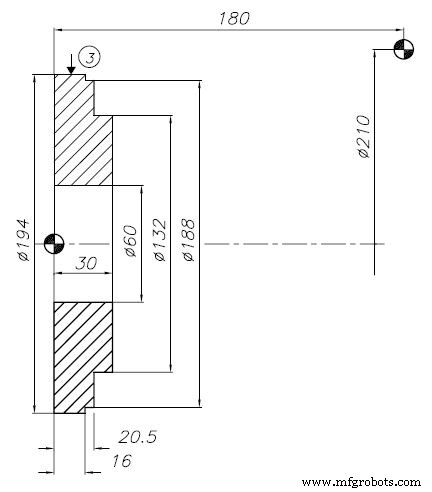SINUMERIK 810T CNC-Programm Beispiel für präzise Scheibenbearbeitung